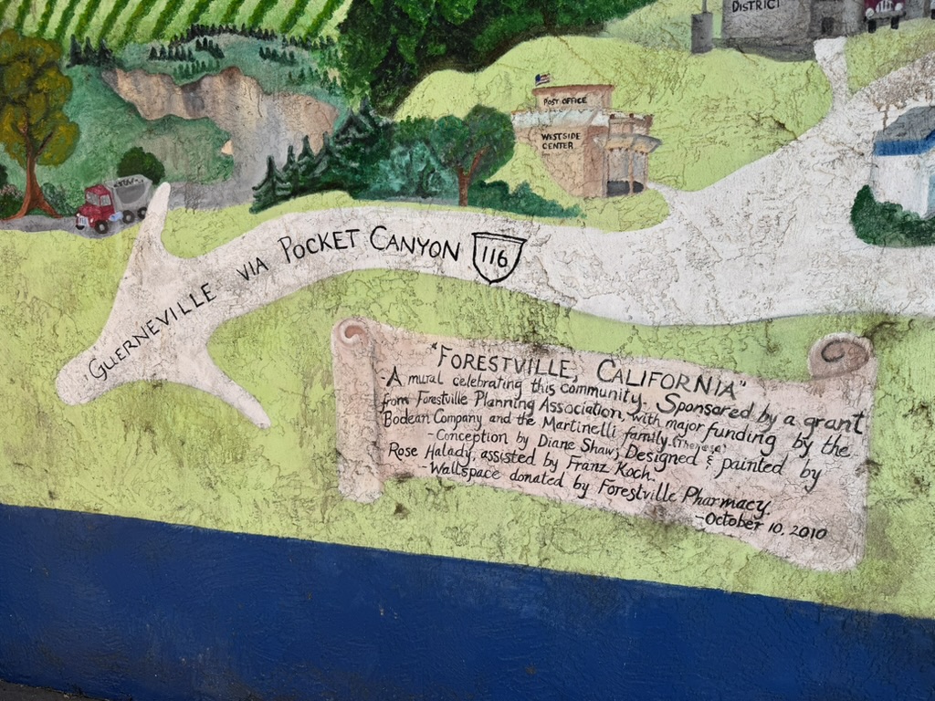 Forestville California community mural