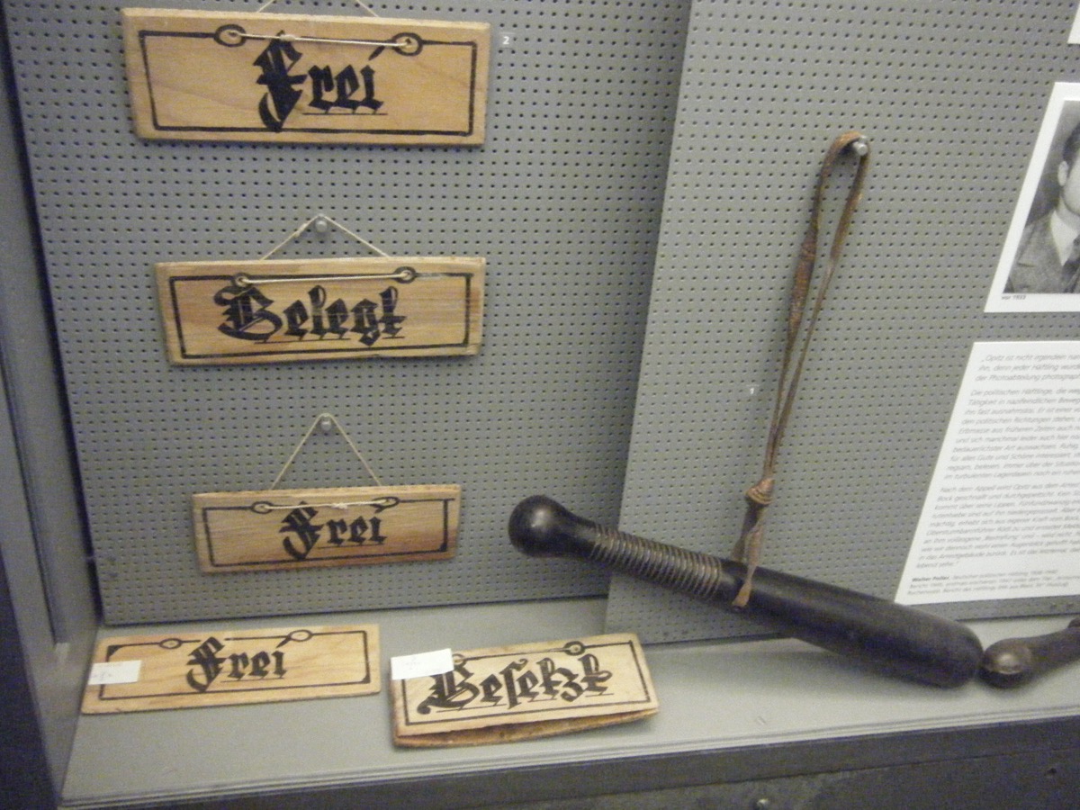 The 'Jedem das Seine' gate at Buchenwald