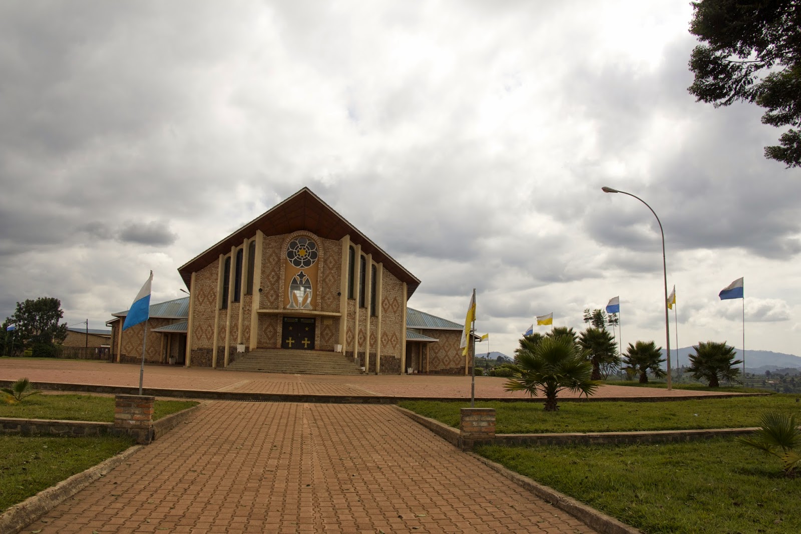 Church on the Kibeho hillside, site of the Our Lady of Kibeho apparitions