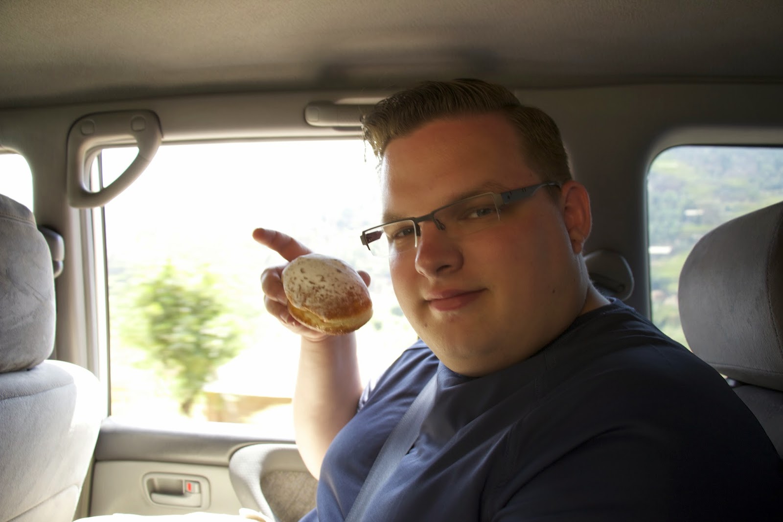 Rwandan jelly doughnut for the road