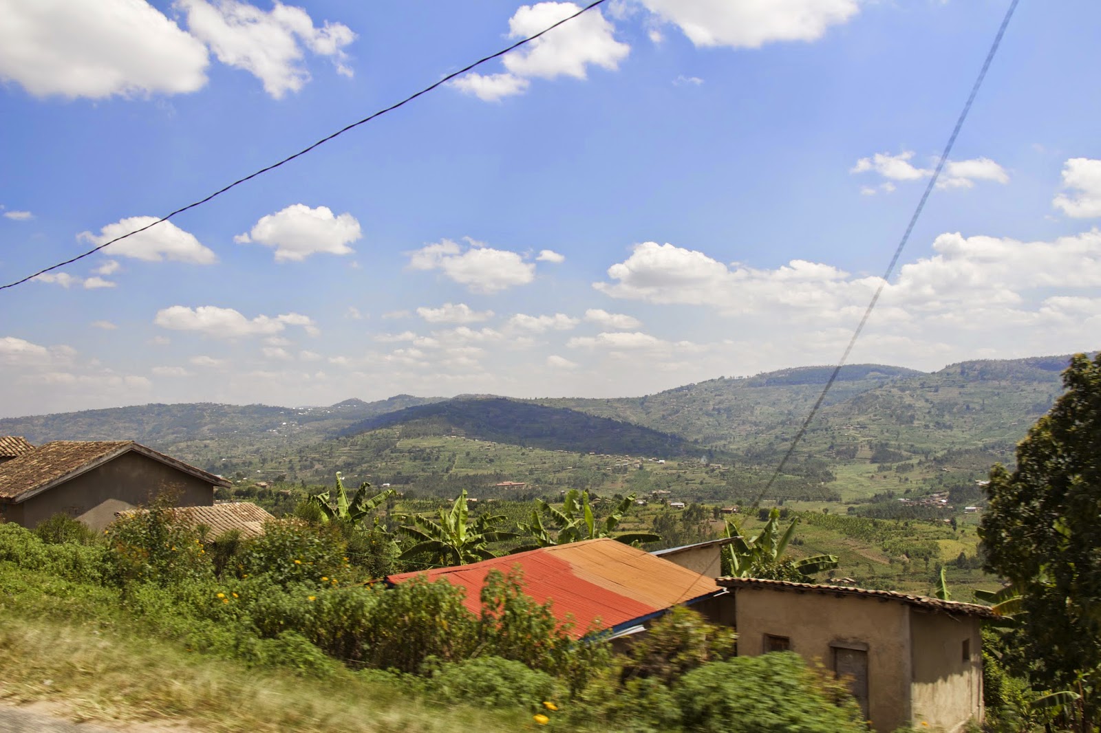 View from the road to Butare