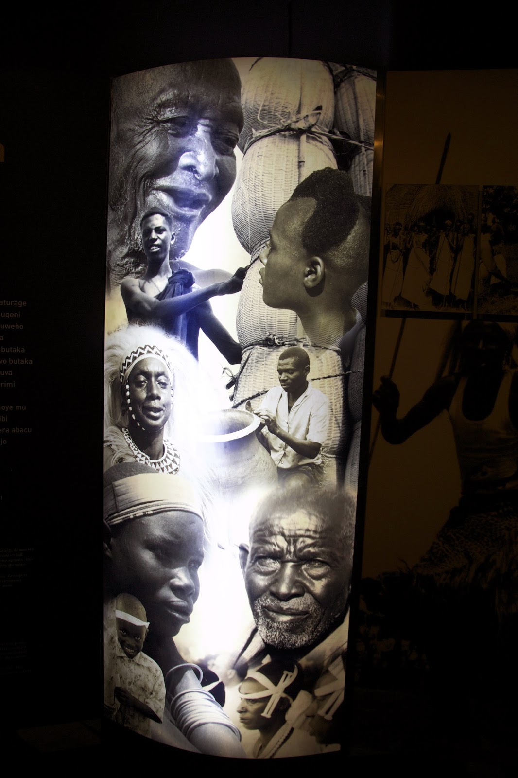 Display inside the Kigali Genocide Memorial museum